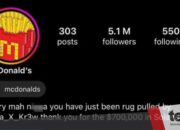 Akun Instagram McDonald’s diretas promosi penipuan kripto