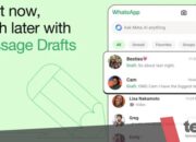 Fitur baru WhatsApp: Simpan pesan sebagai draft